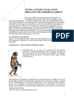 Varför Försvann Neandertalaren (Studerings Exemplar)