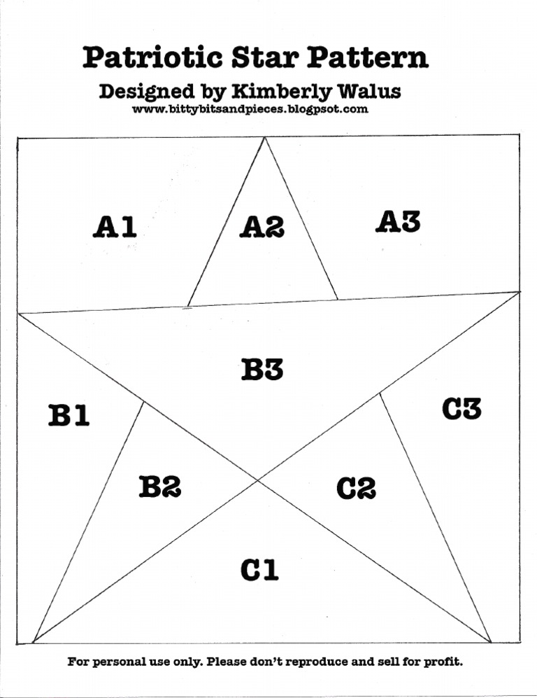 Patriotic Star Pattern | PDF