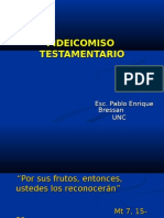 Fideicomiso Testamentario 2012