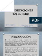 Exportaciones en El Perú