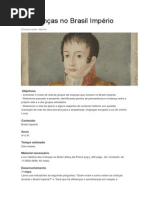 As crianças no Brasil Império