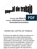 Capital de Trabajo