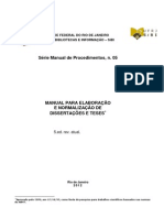 manual para elaboração e normatização de dissertações e teses