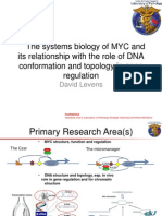 The Systems Biology of MYC and Its Relationship With The Role of DNA Conformation and Topology in Gene Regulation