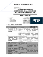 Proyecto de Innovacion 2012-Dermum