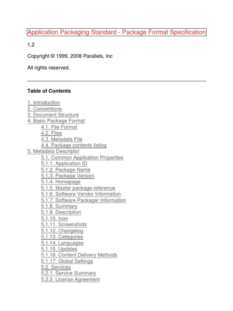 Application Packaging | PDF | Xml Schema | Xml