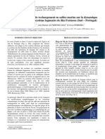 Impact des opérations de rechargement en sables marins sur la dynamique des côtes sableuses du système lagunaire de Ria Formosa (Sud – Portugal)