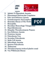 Hematologic Disorders