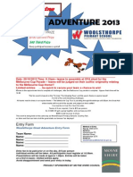 Great Adventure Entry Form 2013