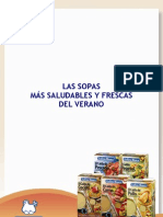 Recetario Sopas de Verano Gallina Blanca