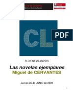 Análisis de las Novelas Ejemplares de Cervantes