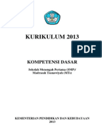 Kurikulum 2013 SMP