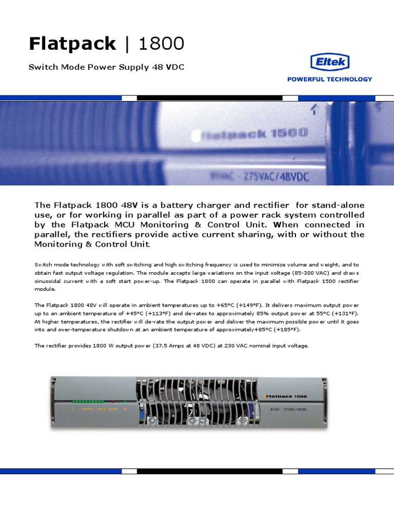 Flat Pack 1800 | PDF | Rectifier | Amplifier