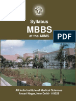 Aiims Syllabus - Mbbs