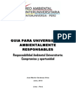 Guia para Universidades Ambientalmente Responsables - Julio 2013