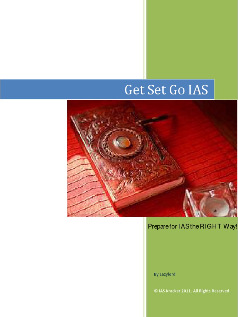 Get Set Go IAS: Prepare For IAS The RIGHT Way! | PDF