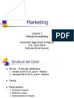 Marketing Lezione1 2013