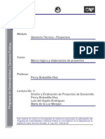 Lectura 1 - Diseño y evaluación de proyectos de desarrollo