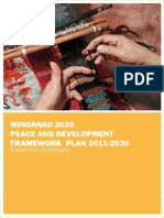 MINDANAO 2020 - PEACE AND DEVELOPMENT
FRAMEWORK PLAN 2011-2030 (Executive Summary)