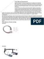 Transmission Wire Harnesses by Rostra Transmission