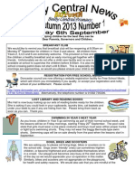 Newsletter Autumn 1 2013