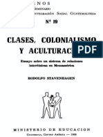 106945116 Stavenhagen Rodolfo 1968 Clases Colonialismo y Aculturacion