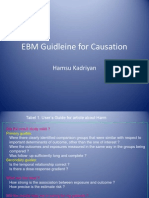 EBM Guidleine For Causation