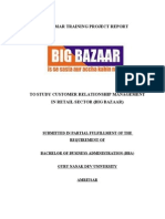 Customer Relationship Management in Retail Sector Big Bazaar