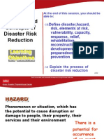 Definition and Concepts in Disaster Management 