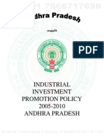 Andhra Pradesh Old Ind. Investment Promotion Policy 2005 to 2010