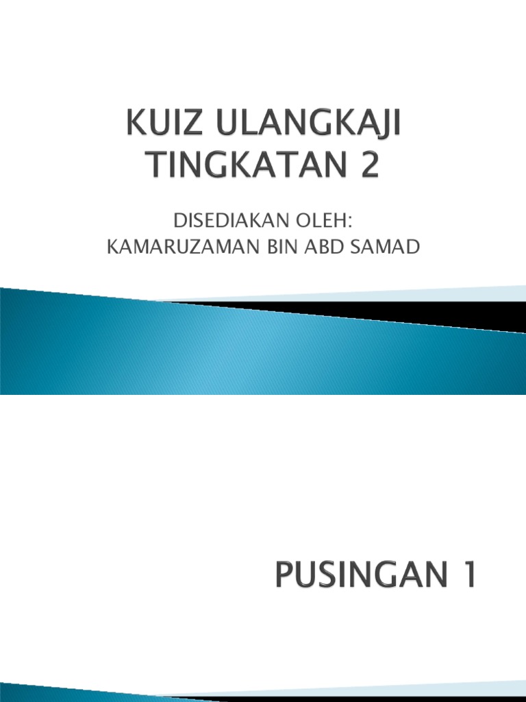 Kuiz Ulangkaji Sains Tingkatan 2 Pdf