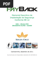 Memorial Descritivo de Implantação de Segurança Conforme NR12 - TFU