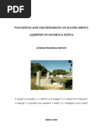 Pollution of Mombasa Aquifers