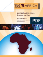 Lighting Africa Year 1: Progress and Plans (Annual Report, September 1, 2007 - August 31, 2008)