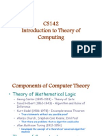 CS142 Introduction To Theory of Computing