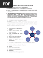 Cuestionario de Intrioduccion de Cobit 5