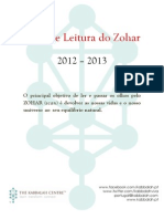 Guia Leitura Do Zohar PORTUGUES 2012 2013