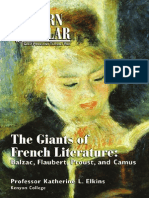 The Giants of French Literature - Balzac, Flaubert, Proust, and Camus - Katherine L. Elkins