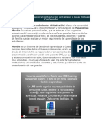 Servicio de Instalación y Configuración de Campus y Aulas Virtuales Con Moodle