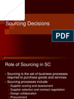 Sourcing Decision