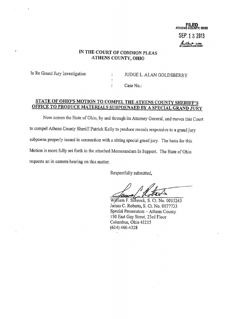 Court Documents Motion To Produce PDF