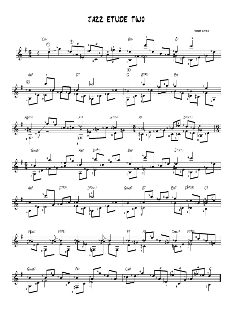 Jimmy Wyble The Art Of Two-line Improvisation Pdf