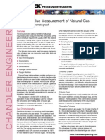 Heating Value Measurement of Natural Gas