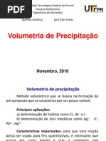 Volumetria de Precipitação-2010