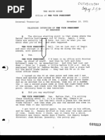 NY B9 Farmer Misc - WH 1 of 3 FDR - 11-19-01 Newsweek Interview of Cheney 450