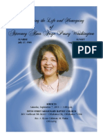 Celebrating The Life of Attorney Alma Faye Posey Washington