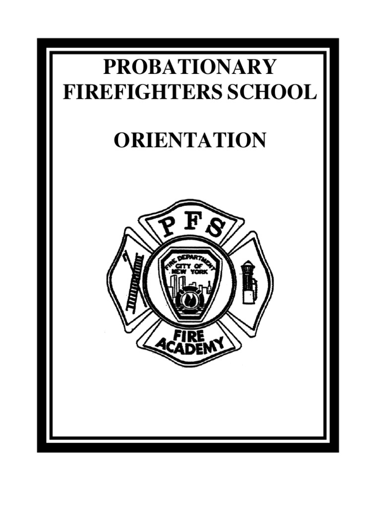 00 Orientation Fdny PDF New York City Fire Department Firefighter