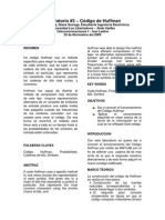 Código Huffman Laboratorio Simulación MATLAB