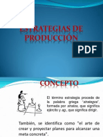 Estrategias de Produccion