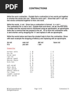 Download Contractions by TheTeachersDeskinfo SN16872809 doc pdf